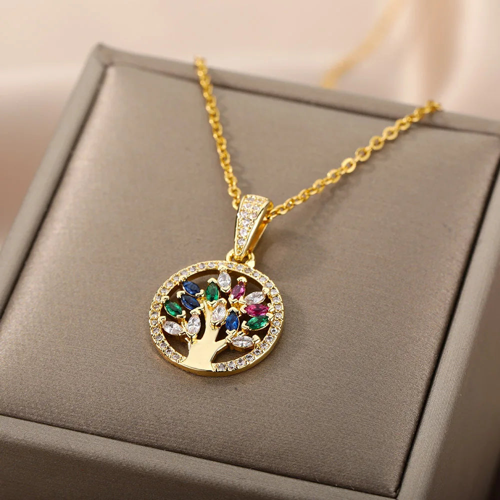 315L Gold Heart Layered Necklace