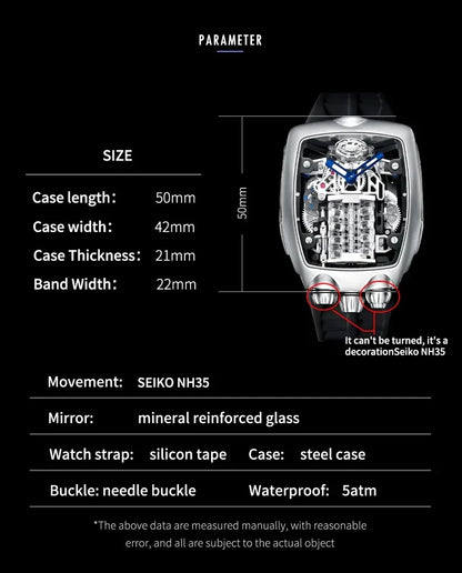 Luxury Military Automatic Sport Watch