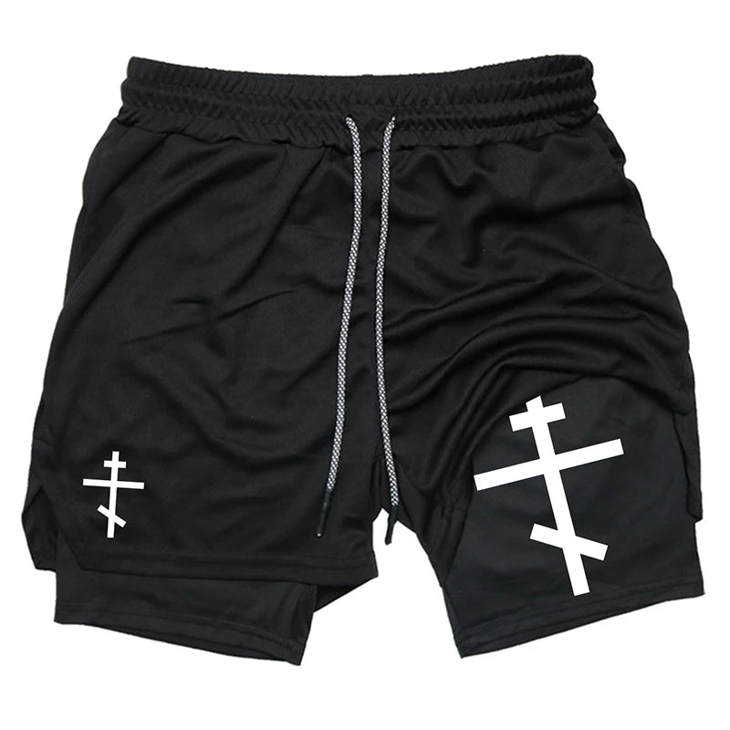Men's Holy 2-in-1 Performance Gym Shorts
