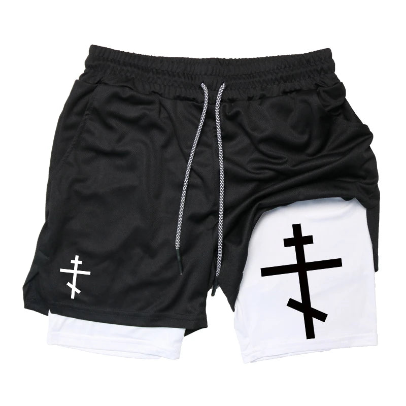 Men's Holy 2-in-1 Performance Gym Shorts