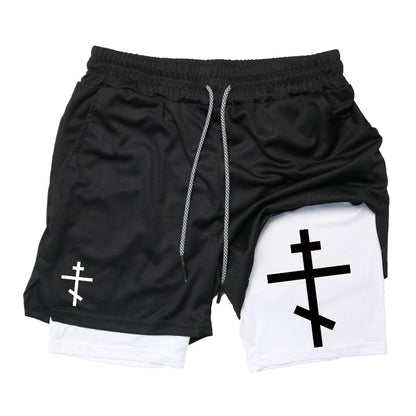 Men's Holy 2-in-1 Performance Gym Shorts