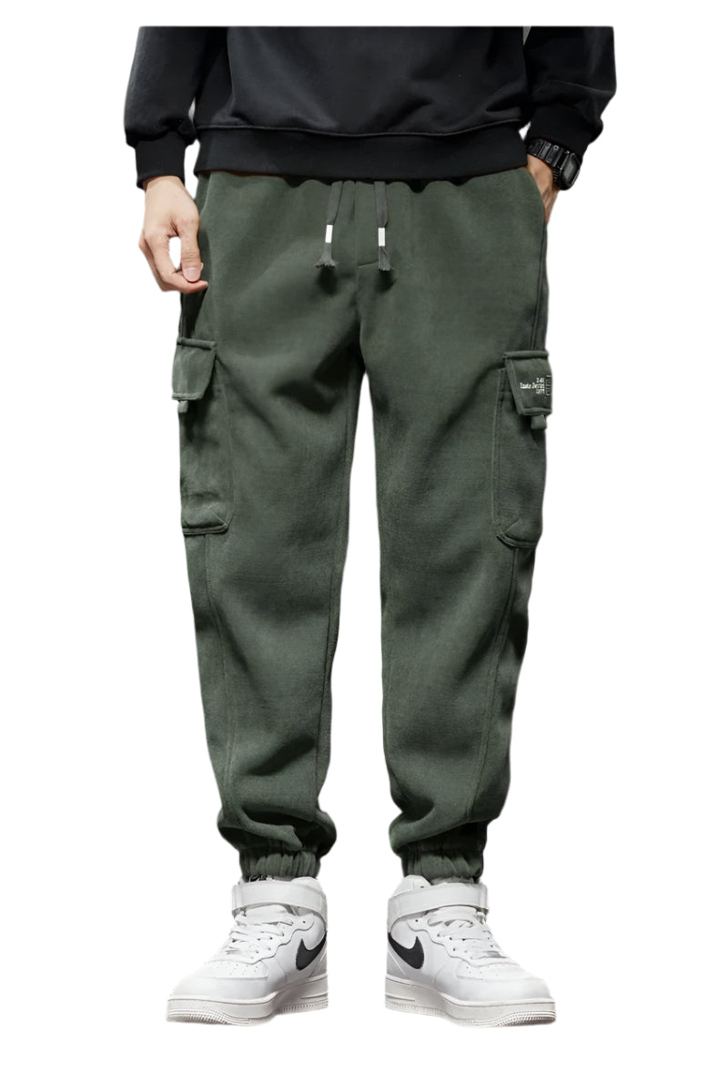Men's Elastic Waist Straight Jogger Pants