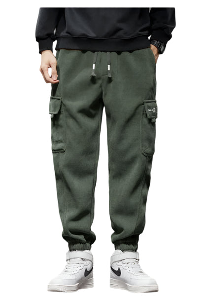 Men's Elastic Waist Straight Jogger Pants