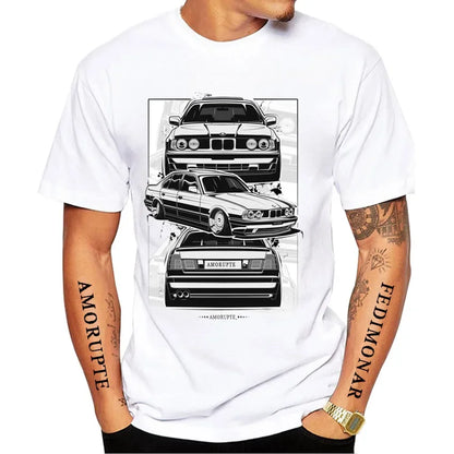 Retro E30 M3 & E34 M5 Euro Tee