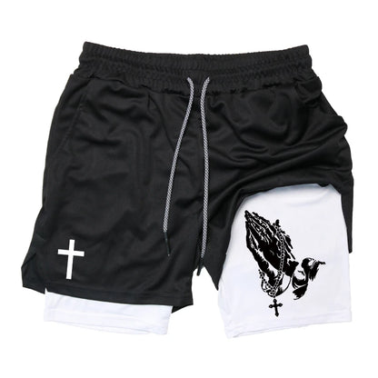 Men's Holy 2-in-1 Performance Gym Shorts