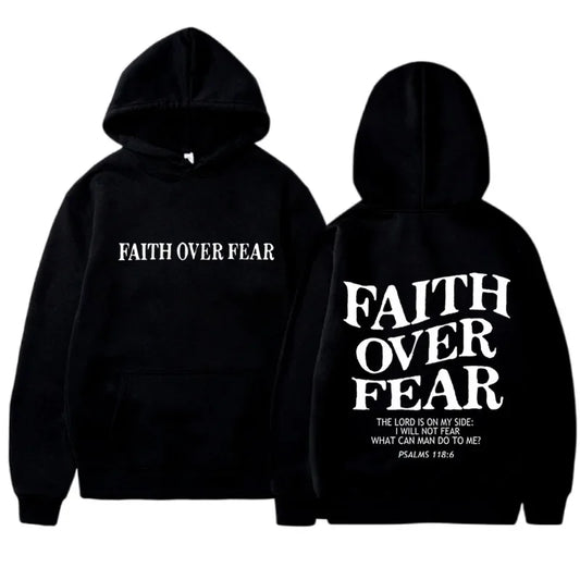 'FAITH OVER FEAR' Harajuku Hoodie