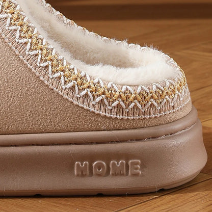 Fluffy Winter Platform Slippers