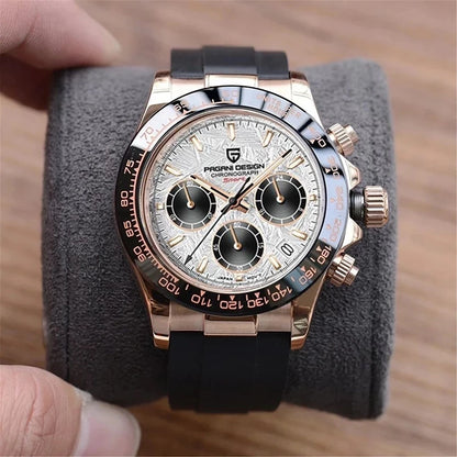 Premium ‘Genuine’ Pagani Design V2 'Relogio Masculino' Retro Sapphire Watch