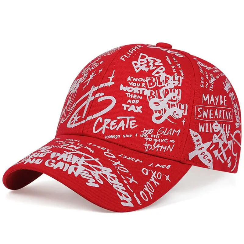 Geo Letter Snapback Cap