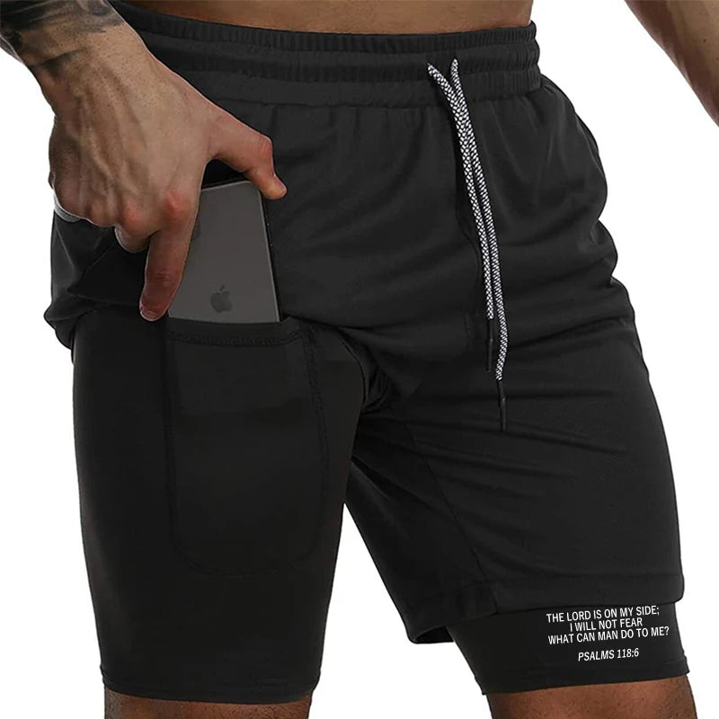 Men's Holy 2-in-1 Performance Gym Shorts