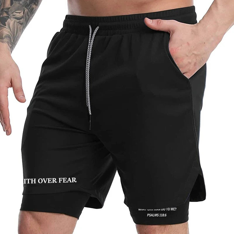 Men's Holy 2-in-1 Performance Gym Shorts