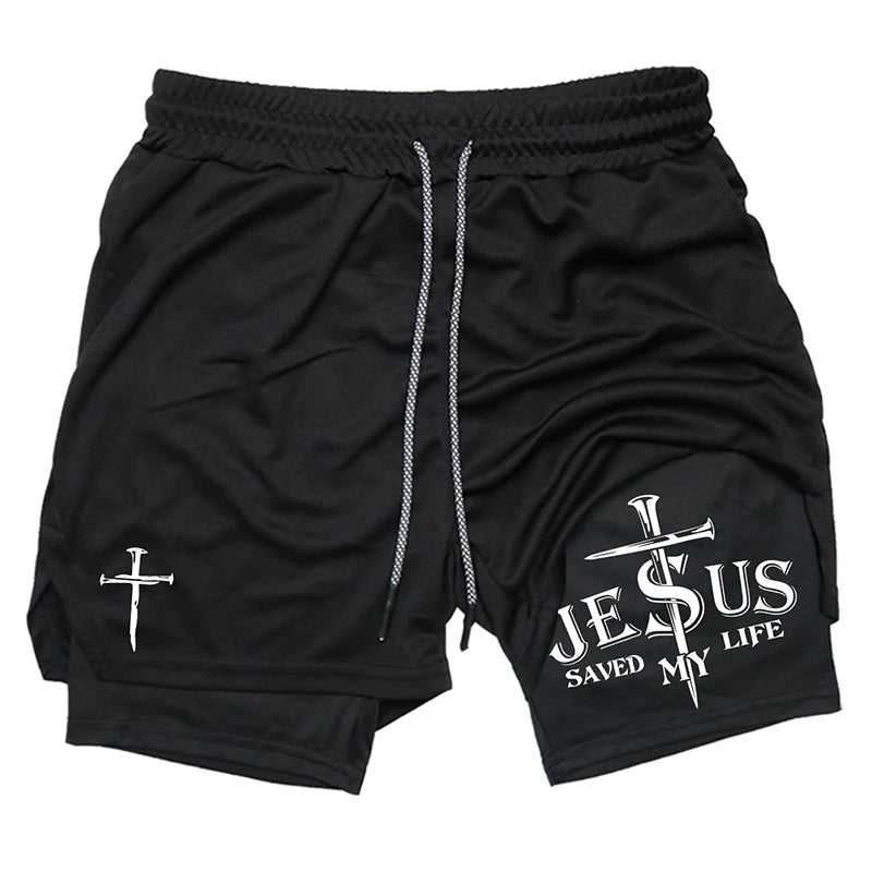 Men's Holy 2-in-1 Performance Gym Shorts