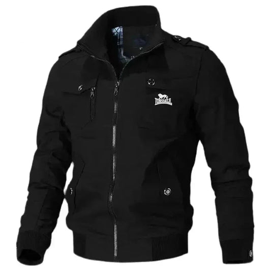 Men's Multi-functional Embroidered Cotton Varsity Jacket (2024)