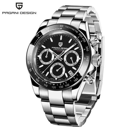 Premium ‘Genuine’ Pagani Design V2 'Relogio Masculino' Retro Sapphire Watch