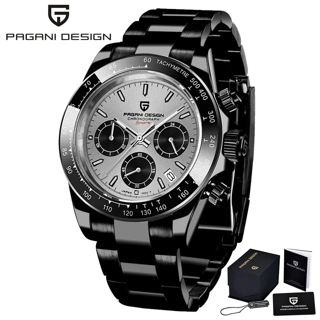 Premium ‘Genuine’ Pagani Design V2 'Relogio Masculino' Retro Sapphire Watch
