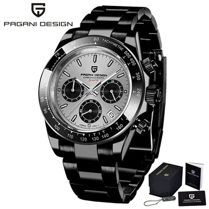 Premium ‘Genuine’ Pagani Design V2 'Relogio Masculino' Retro Sapphire Watch