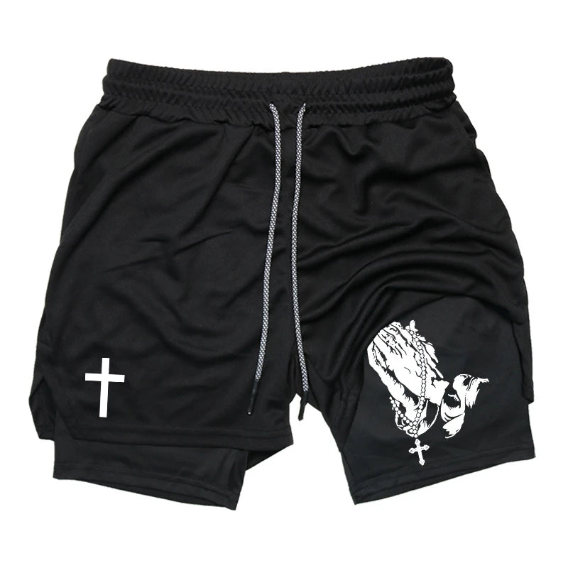 Men's Holy 2-in-1 Performance Gym Shorts