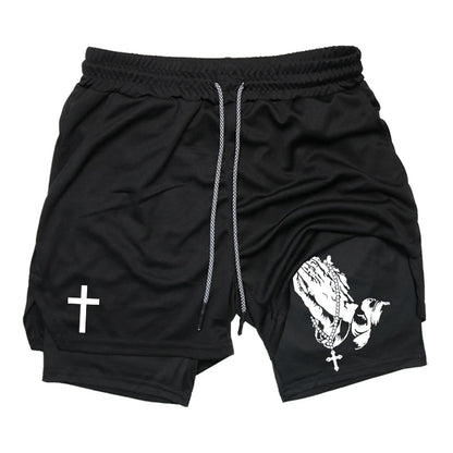 Men's Holy 2-in-1 Performance Gym Shorts