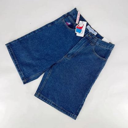 BigBoy Cartoon Graphic Denim Jorts