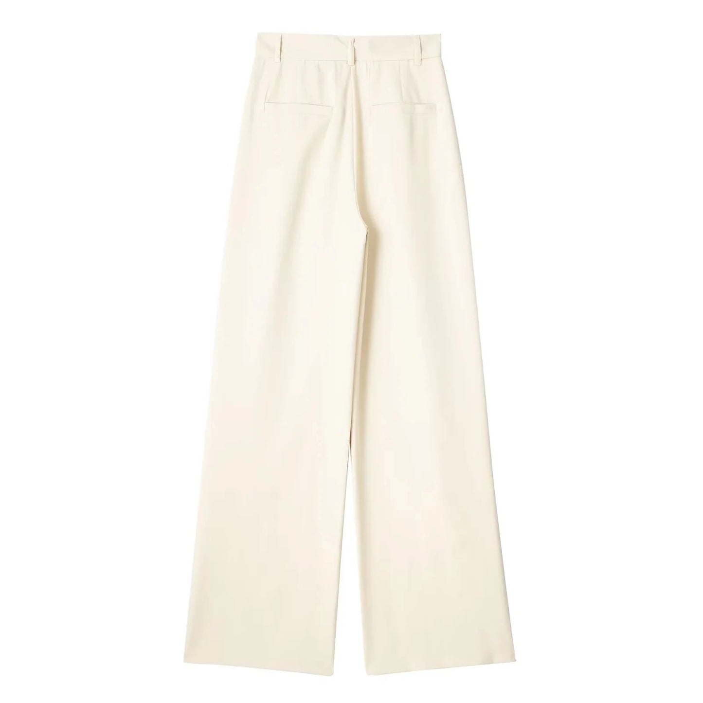 Women's Formal Striped Baggy High-Waist Suit Pants