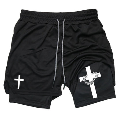 Men's Holy 2-in-1 Performance Gym Shorts