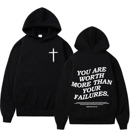 Christian 'Faith Over Fear' Bible Verse Hoodies