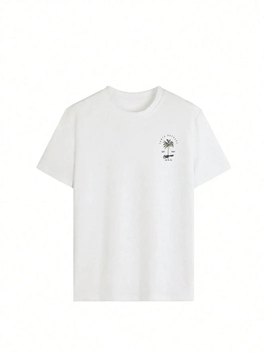 100% Cotton Galafonia Coconut Palm Tee