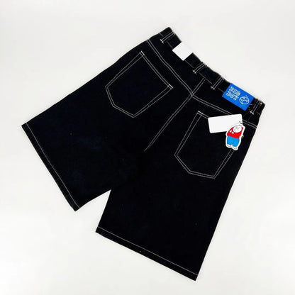 BigBoy Cartoon Graphic Denim Jorts