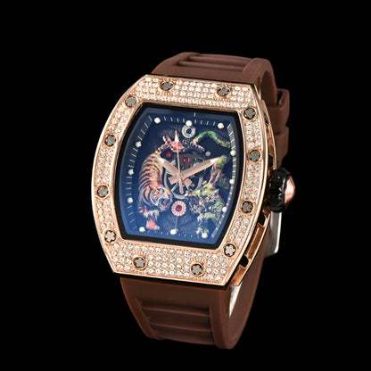 Electro-Plated 'Diamond' Barral Quartz Watch