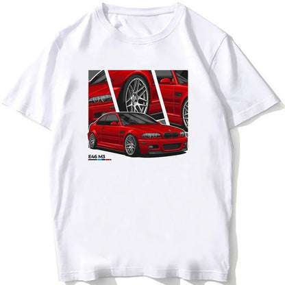 Retro E30 M3 & E34 M5 Euro Tee