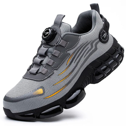 Men's Rotating-Lace Safety Work Shoes