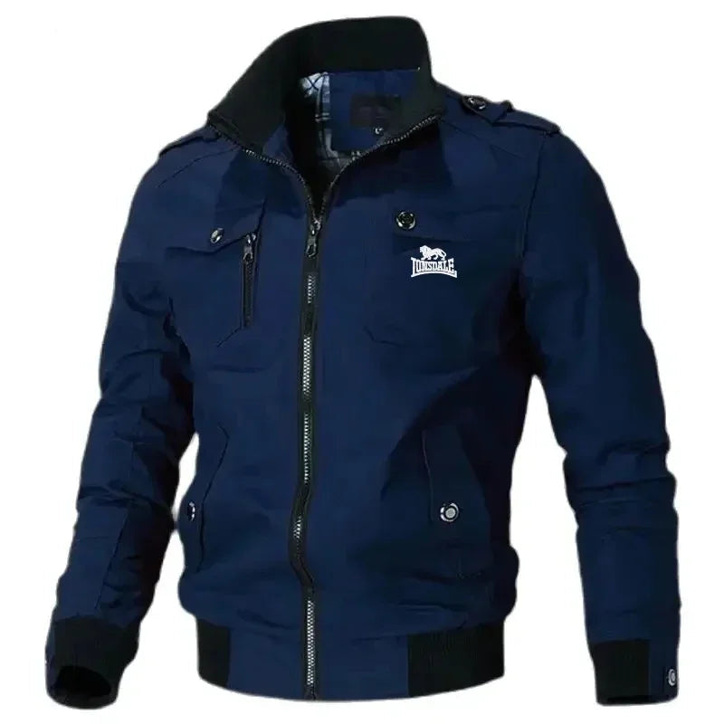 Men's Multi-functional Embroidered Cotton Varsity Jacket (2024)