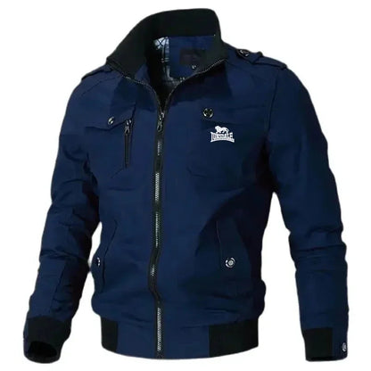 Men's Multi-functional Embroidered Cotton Varsity Jacket (2024)