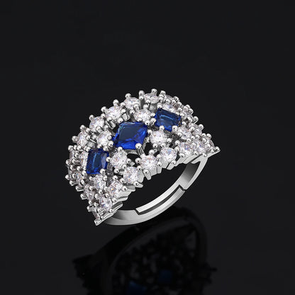2025 Cubic Zirconia Bridal Ring Set