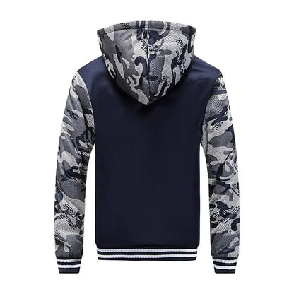 Men's Camo Fleece Winter Jacket