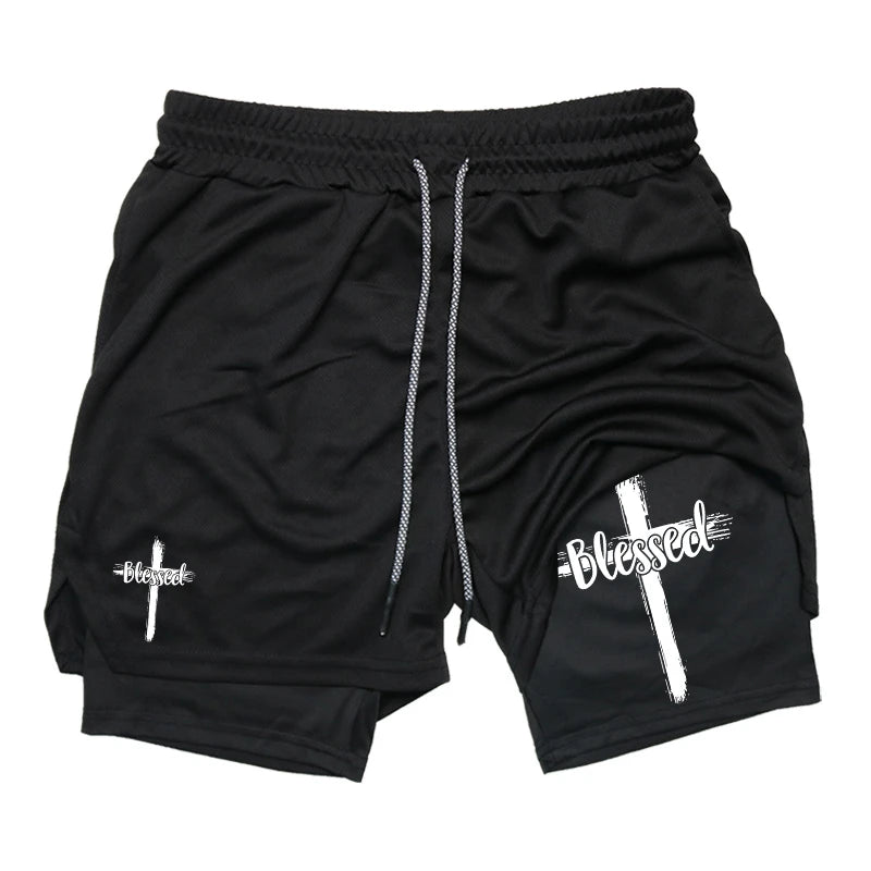 Men's Holy 2-in-1 Performance Gym Shorts
