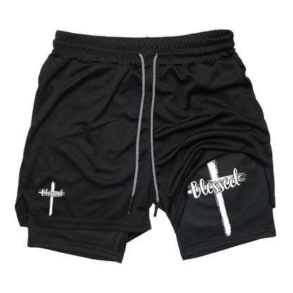 Men's Holy 2-in-1 Performance Gym Shorts