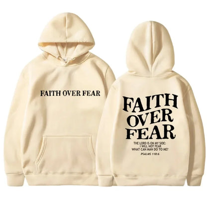 'FAITH OVER FEAR' Harajuku Hoodie