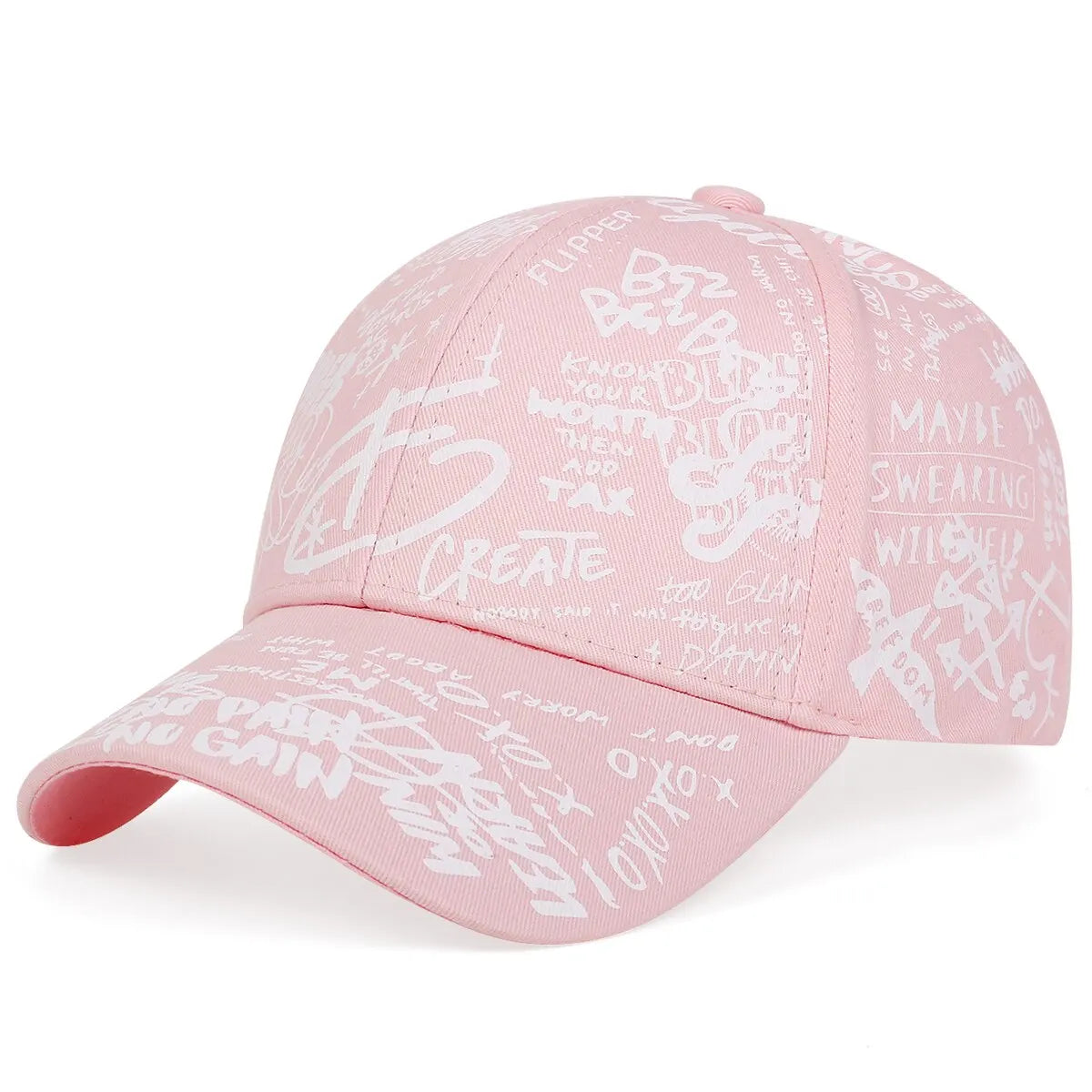 Geo Letter Snapback Cap