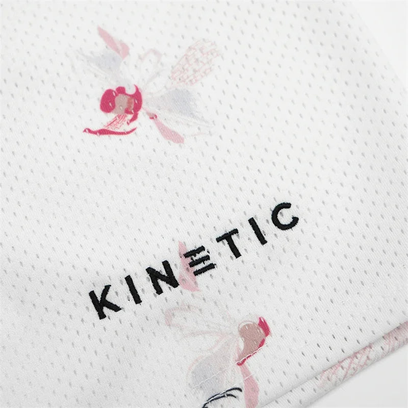 'Rose Design' Embroidery Fitness Shorts