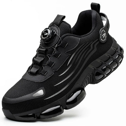 Men's Rotating-Lace Safety Work Shoes
