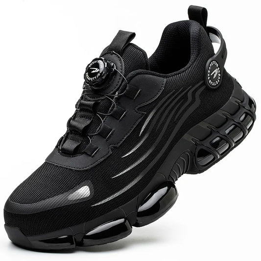 Men's Rotating-Lace Safety Work Shoes