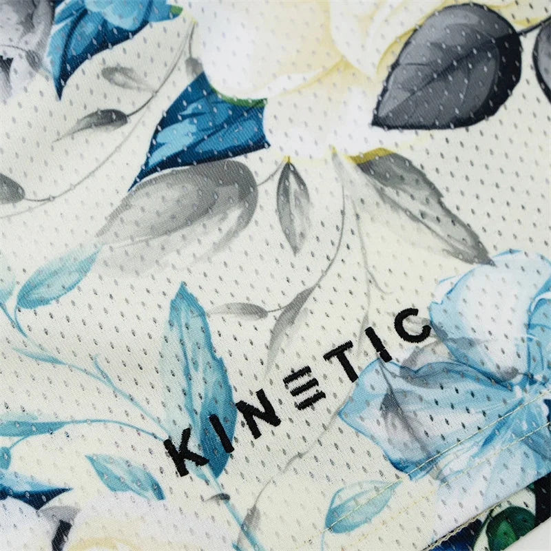 'Rose Design' Embroidery Fitness Shorts