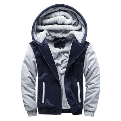 Men's Camo Fleece Winter Jacket