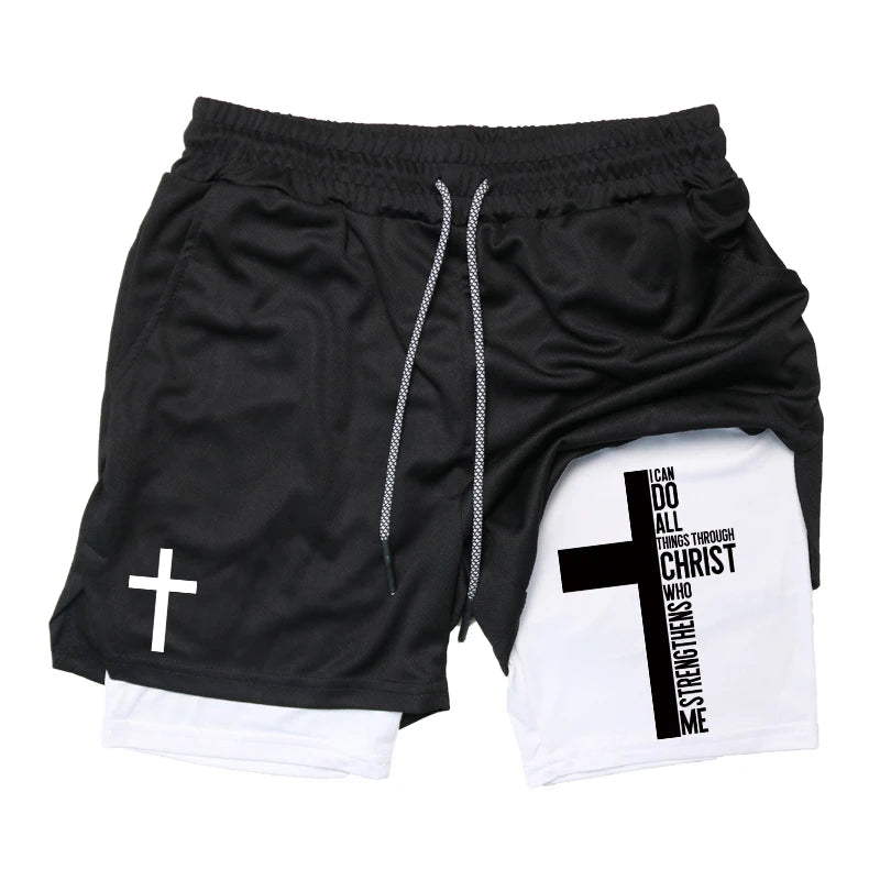 Men's Holy 2-in-1 Performance Gym Shorts