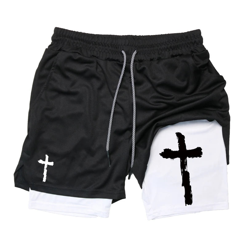 Men's Holy 2-in-1 Performance Gym Shorts