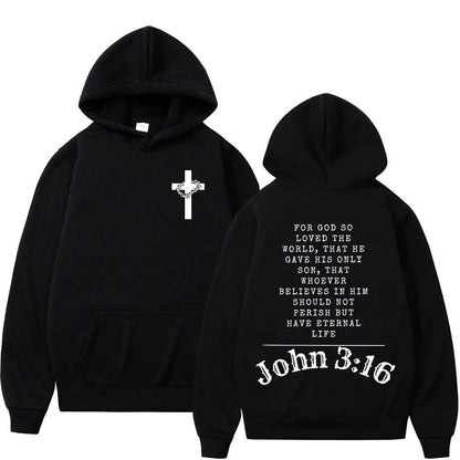 Christian 'Faith Over Fear' Bible Verse Hoodies