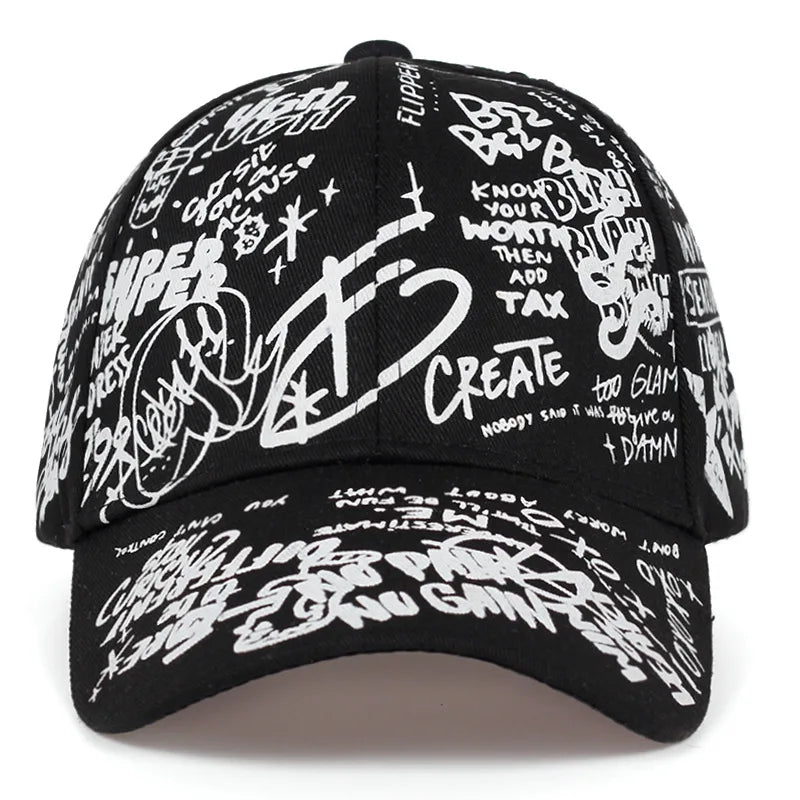 Geo Letter Snapback Cap
