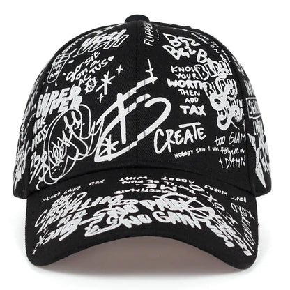 Geo Letter Snapback Cap