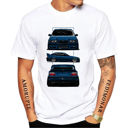 Retro E30 M3 & E34 M5 Euro Tee